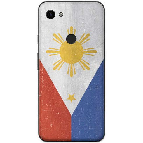 Philippines Flag Distressed Google Pixel 3a Skin